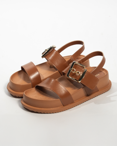 Papete Feminina Caramelo  com Solado EVA Expandido Reisen