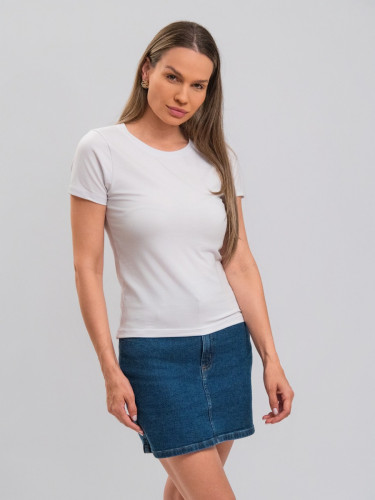 T-shirt Reisen em Algodão Peruano Branco