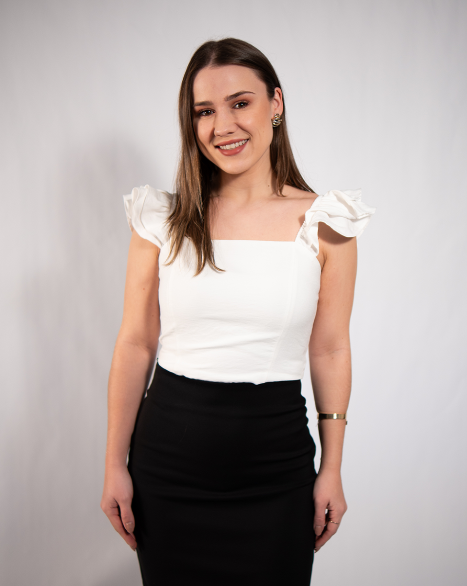 Blusa Reisen Cropped Com Babados Off White