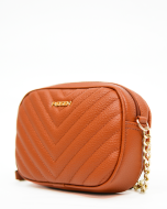 Bolsa Reisen Transversal Pequena Matelasse Floater Caramelo