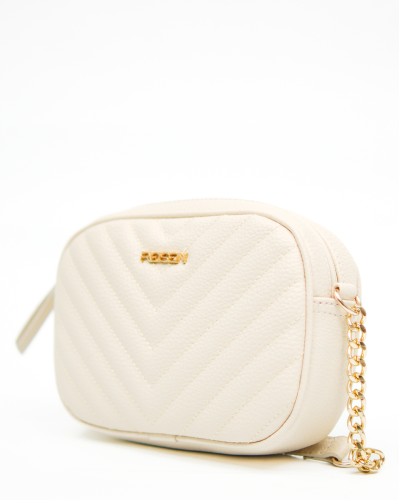 Bolsa Reisen Transversal Pequena Matelasse Floater Off White