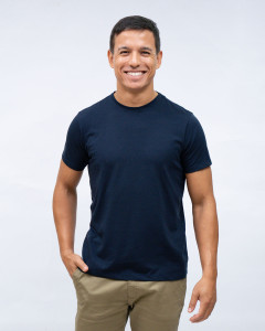 Camiseta Algodão Peruano Reisen Marinho