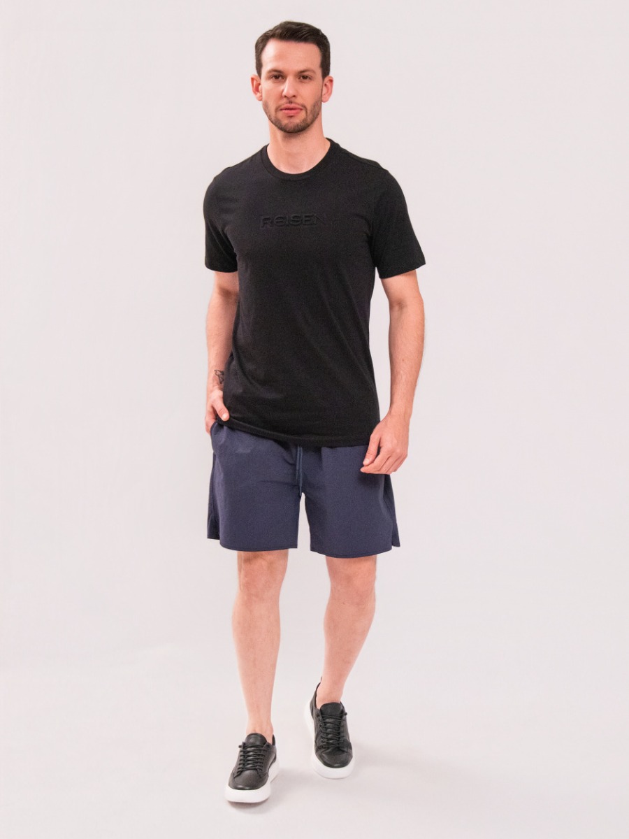 Bermuda de Banho Reisen Com Elástico Azul