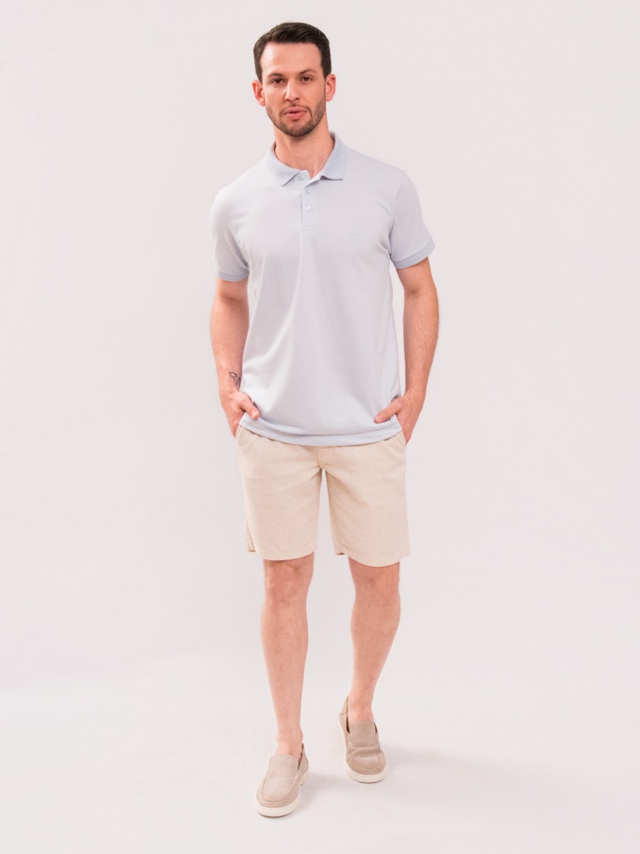 Bermuda Reisen Slim Linho