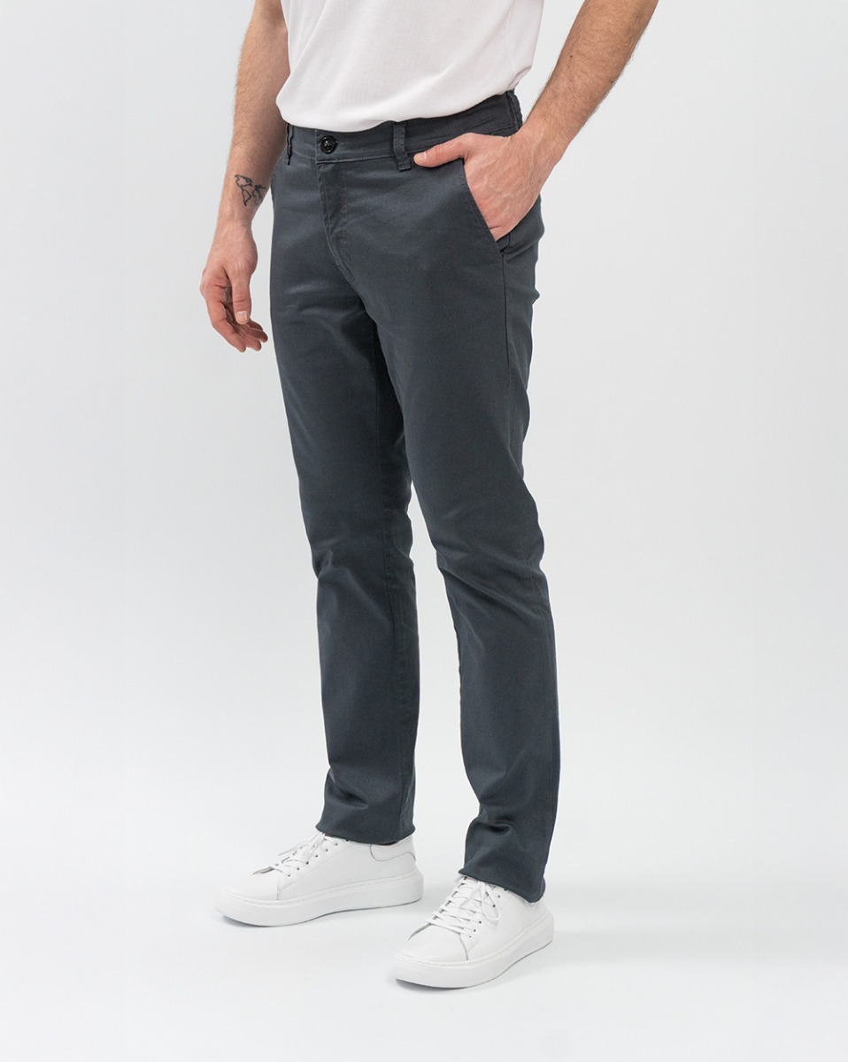 Calça Bolso Faca Chumbo