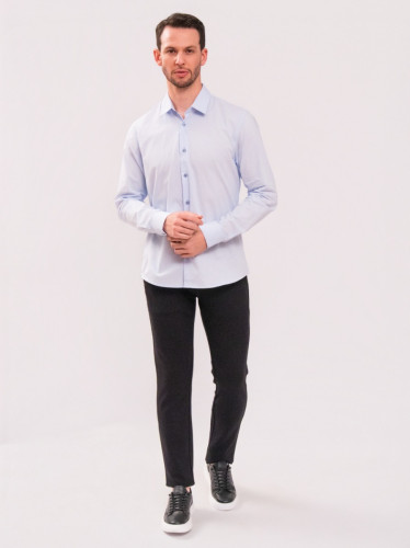 Camisa Reisen Regular com Logo Azul Bebê