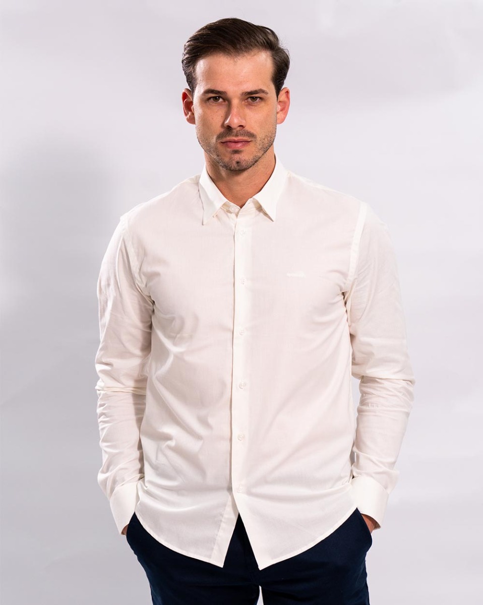 Camisa Reisen Slim Lisa Branco