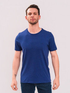 Camiseta Básica Algodão Reisen Azull