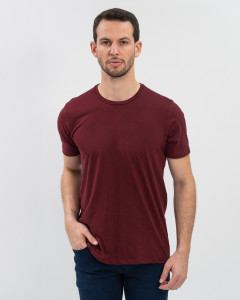 Camiseta Básica Algodão Reisen Bordo