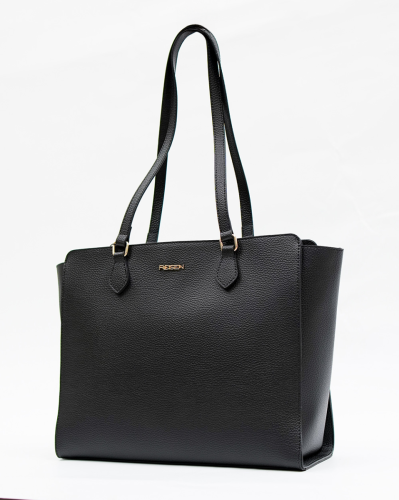 Bolsa Shopping Grande Zíper Traseiro Floater Preto