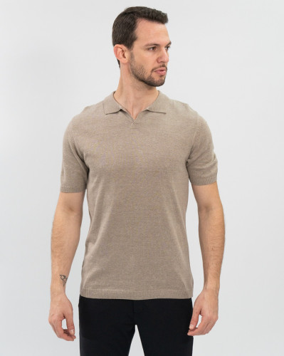 Polo Reisen Textura Tricot Bege