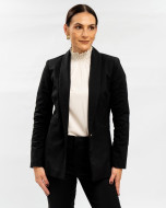 Blazer Reisen Regular Alfaiataria Preto