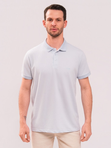 Polo Reisen Estampada Azul