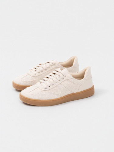 Tenis Reisen Casual com Textura Bege